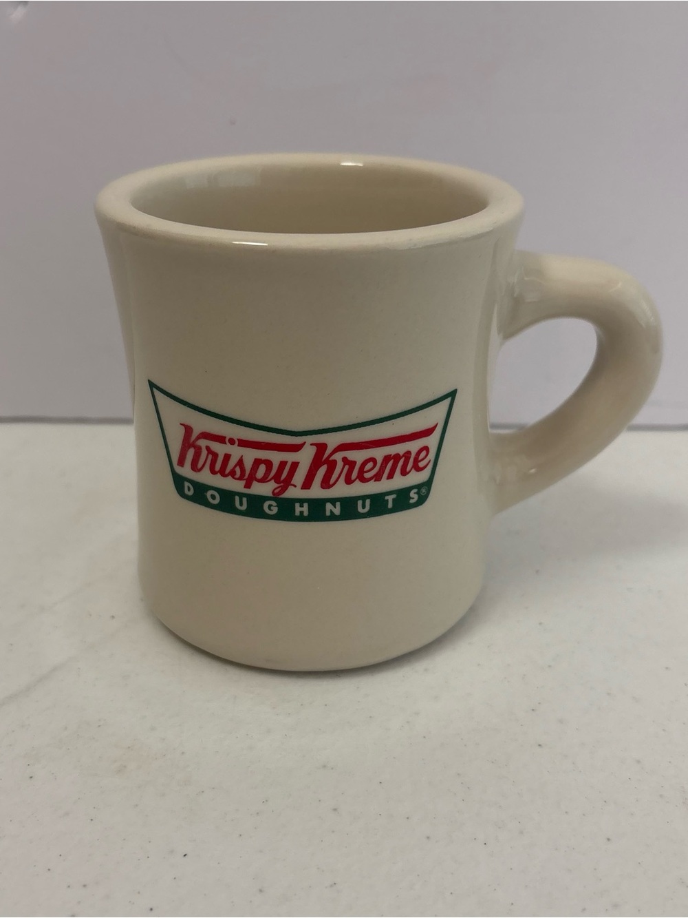 Vintage Krispy Kreme Doughnuts Ceramic Coffee Mug Diner Style